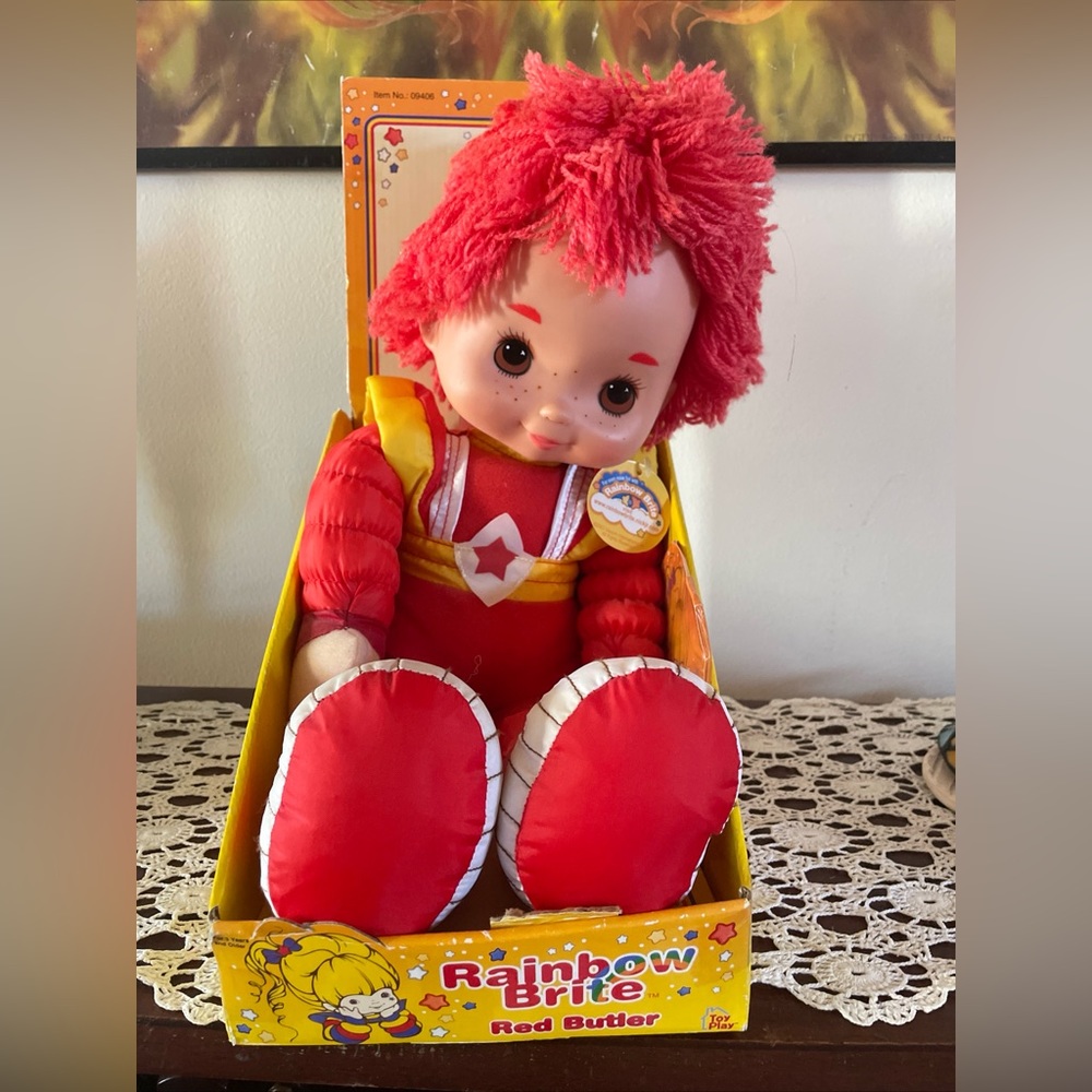 Rainbow bright red butler